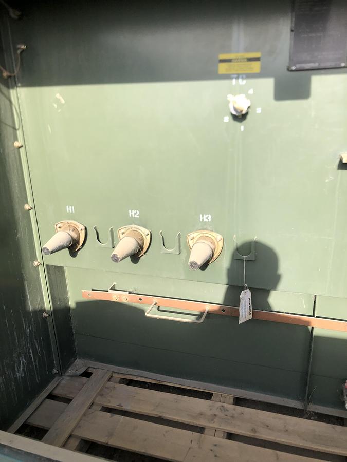 Used 2006 Pauwels 3PH pad-mount Transformer, 2500 KVA, HV: 24940 Delta, LV: 600Y/347 (x2)
