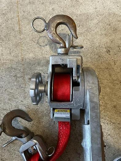 Surplus AB Chance/Hubbell 1 Ton strap hoists