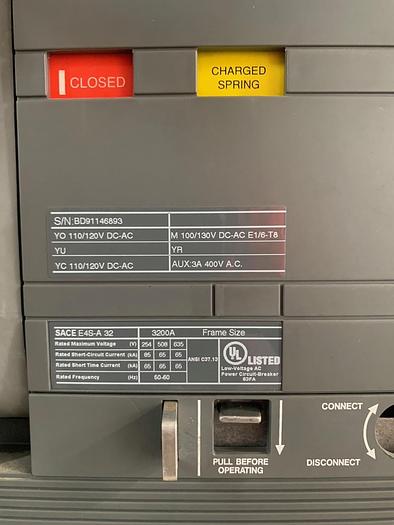 Surplus ABB 3200amp 600volt Electrical Switchgear & Building