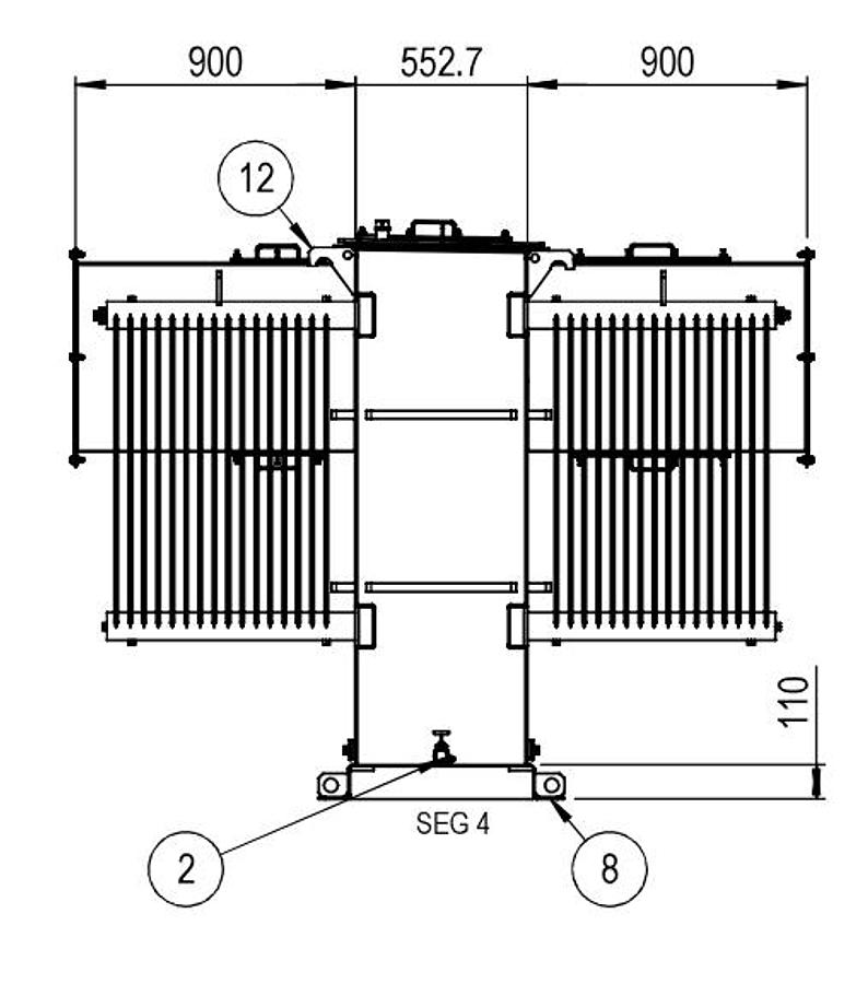 Surplus 2025 Voltran 1500 kVA Pad-Mounted Transformer – 23 kV to 480 V