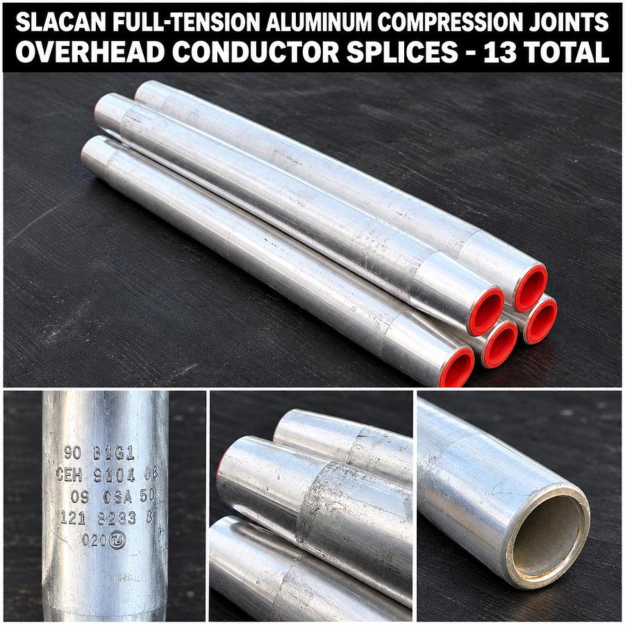 Used SLACAN++ NEW SURPLUS UTILITY POLE LINE HARDWARE, CONNECTORS & LINE CONSTRUCTION MATERIAL