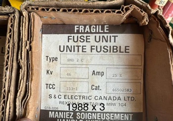 Surplus S&C 46 kV SMD-2C fuses (new & used)