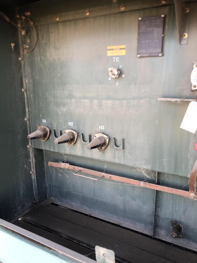 Used 2006 Pauwels 3PH pad-mount Transformer, 2500 KVA, HV: 24940 Delta, LV: 600Y/347 (x2)