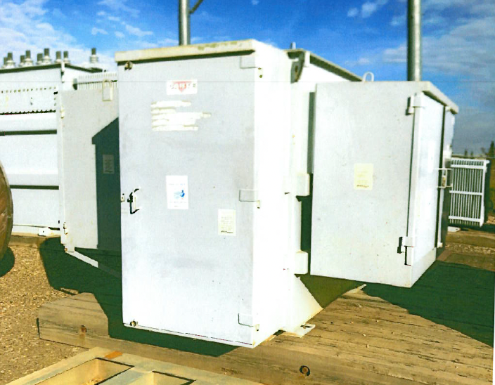 Used 2009 Carte 3 MVA Transformer, HV- 24940Y/14400, LV-4160Y/2400
