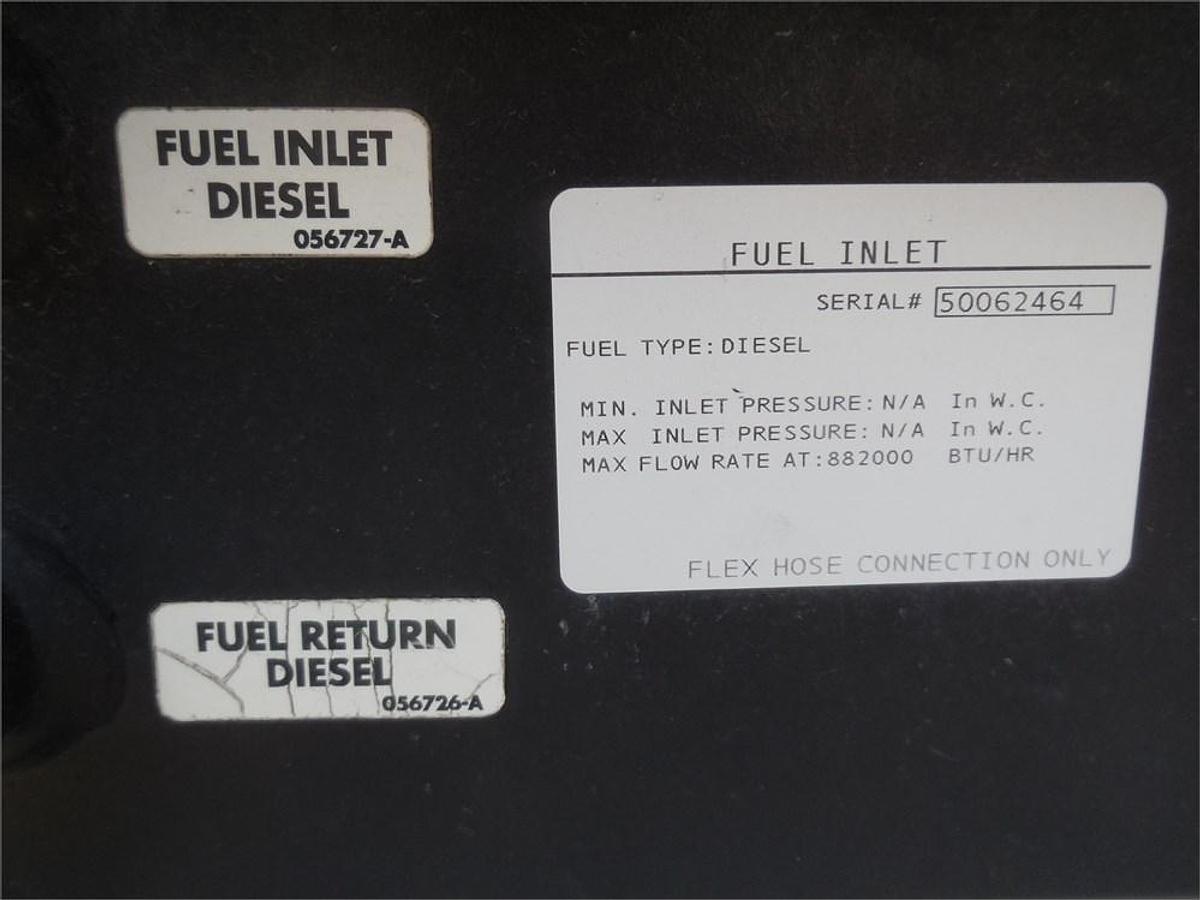 Used 2015 Eaton Generac SD0080G6174.5D18HPYY 80 kW generator with just 377 hours