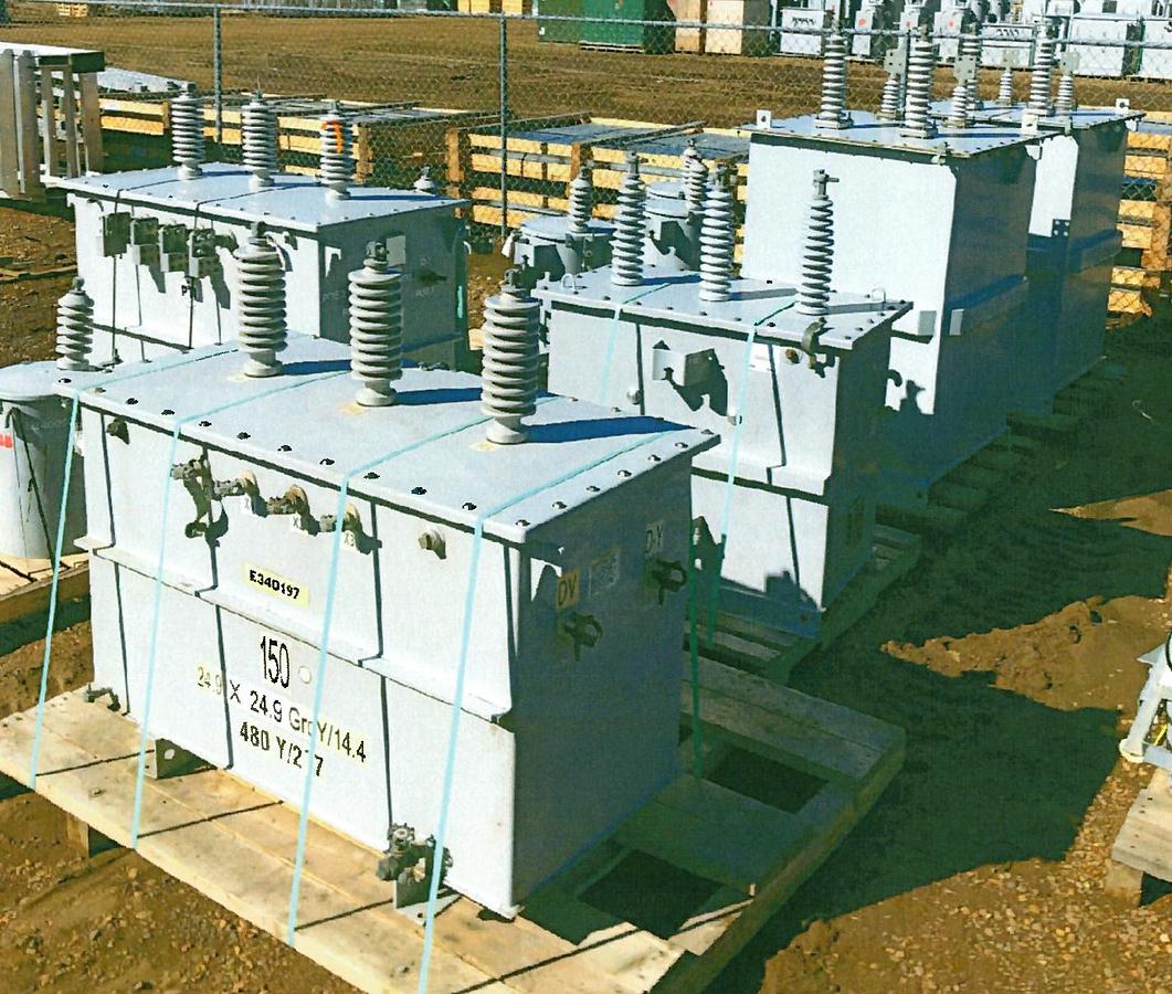 Used 3 MVA Transformer, HV: 24940Y/14400, LV: 600Y/347