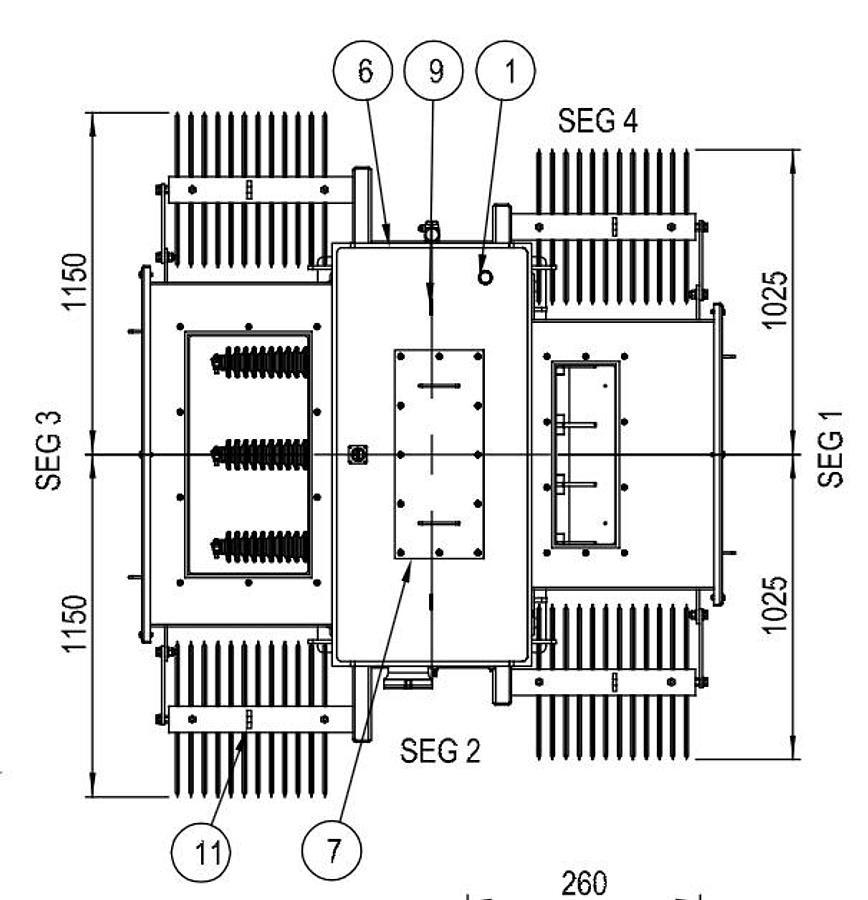 Surplus 2025 Voltran 1000 kVA Pad-Mounted Transformer – 23 kV to 480 V