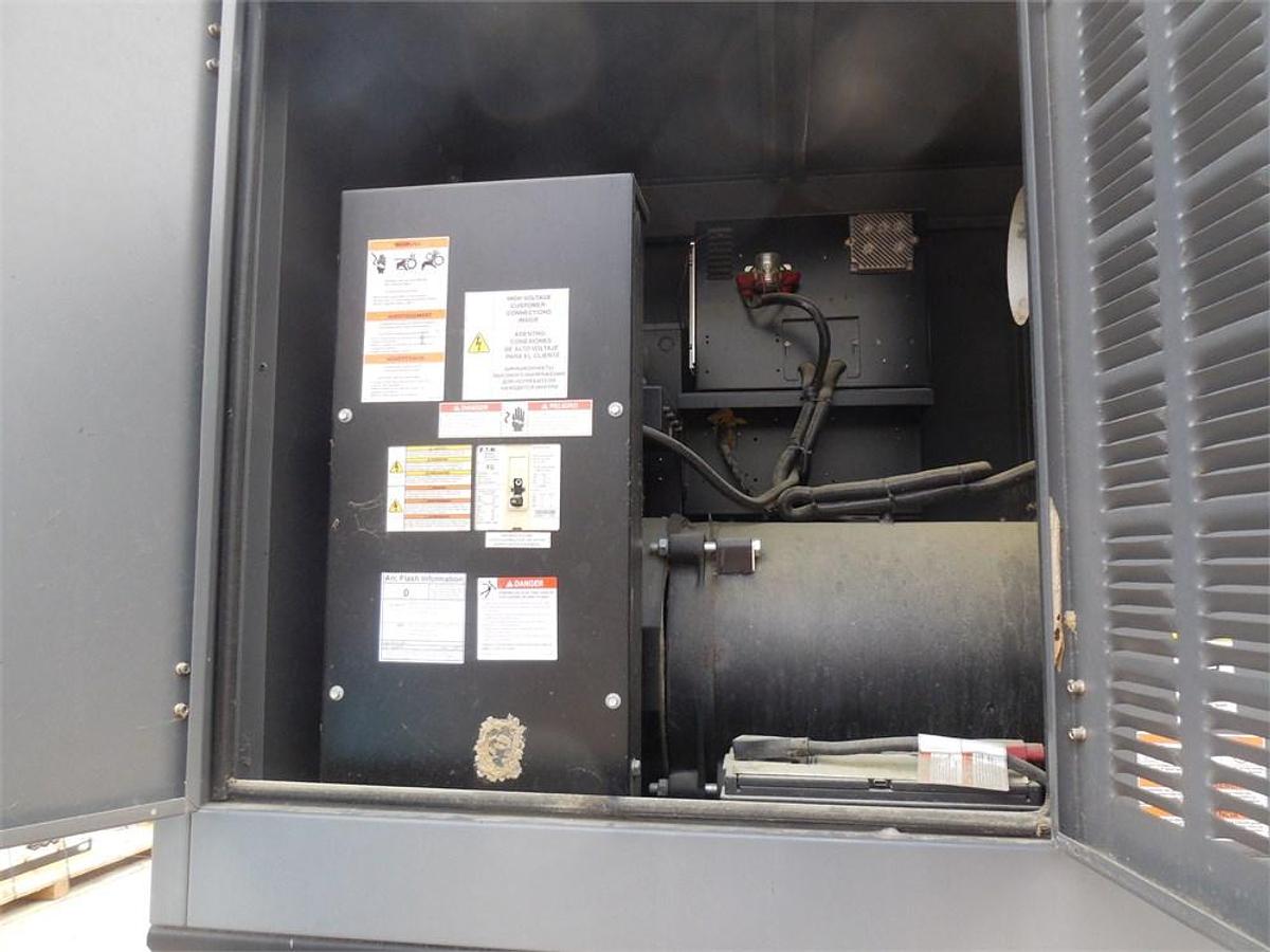 Used 2015 Eaton Generac SD0080G6174.5D18HPYY 80 kW generator with just 377 hours