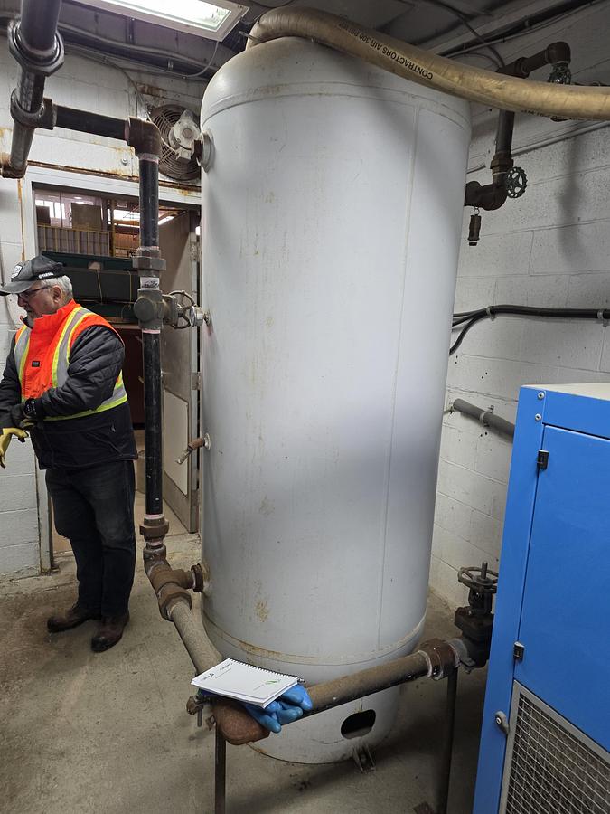 Used 2019 Atlas Copco G110 660 CFM Compressor with Refrigerant dryer