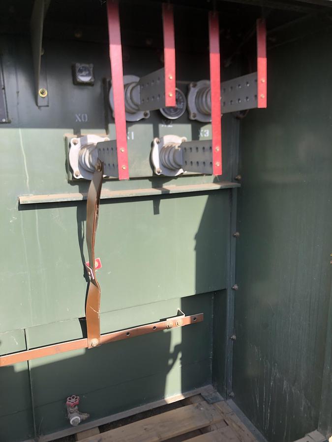 Used 2006 Pauwels 3PH pad-mount Transformer, 2500 KVA, HV: 24940 Delta, LV: 600Y/347 (x2)