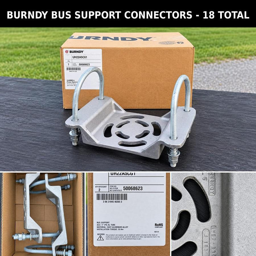 Used SLACAN++ NEW SURPLUS UTILITY POLE LINE HARDWARE, CONNECTORS & LINE CONSTRUCTION MATERIAL