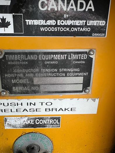 Used Timberland PT200 100x62 SL Underground Cable Puller