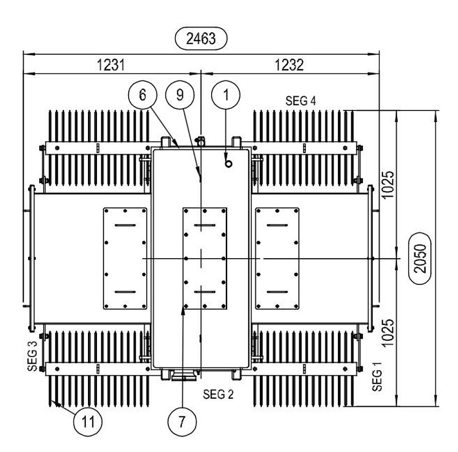 Surplus 2025 Voltran 1500 kVA Pad-Mounted Transformer – 13.2 kV to 480 V