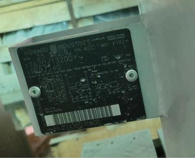 Surplus Westinghouse 100kva 14400V 125KV BIL Outdoor Capacitors