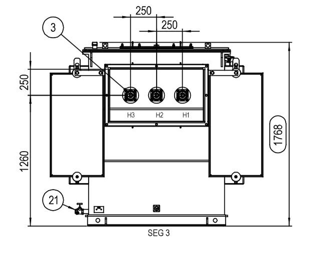 Surplus 2025 Voltran 1000 kVA Pad-Mounted Transformer – 13.2 kV to 480 V
