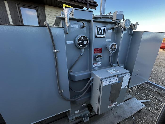 Surplus 2011 VIRGINIA TRANSFORMER QTY(4) 600 kVA HV: 6900V LV: 480Y/277 V