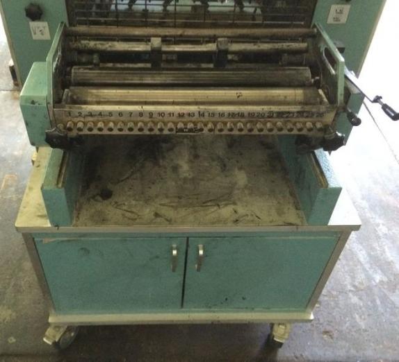 Used Roland numbering unit for PR 00 1989