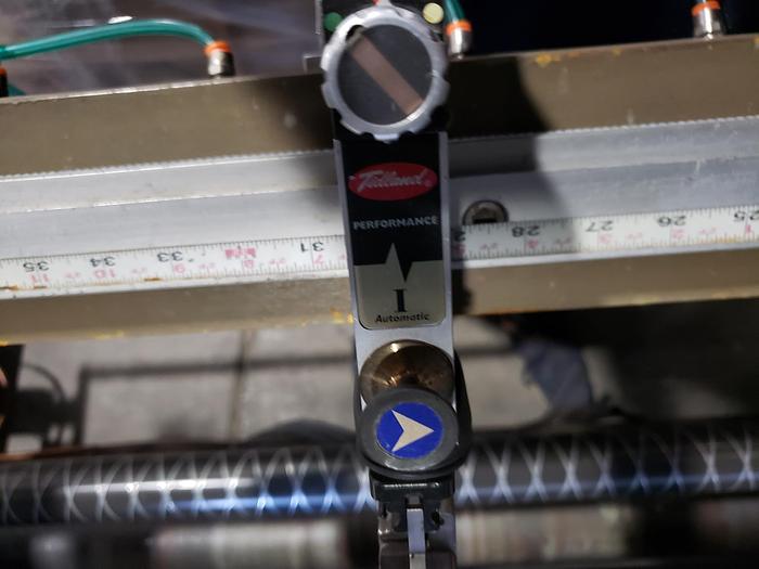 Used 56" WIDE PCMC TURRET REWIND WITH SLITTING