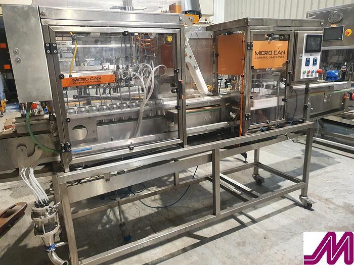 Used 2019 Micro Ccan CL5 V2 Linear Can Filler / Seamer