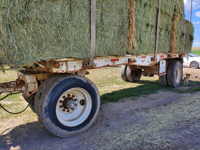 Used 45' + 22' Western Hay Trailer Set for Sale in Idaho