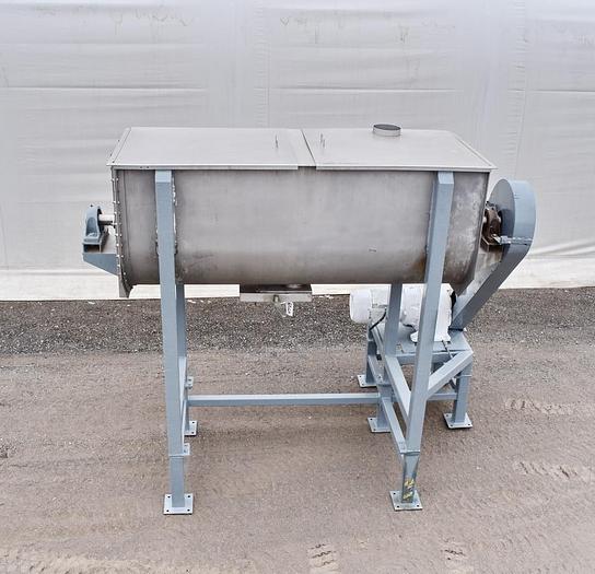 D'occasion USED RIBBON BLENDER, 60 CUBIC FEET, STAINLESS STEEL