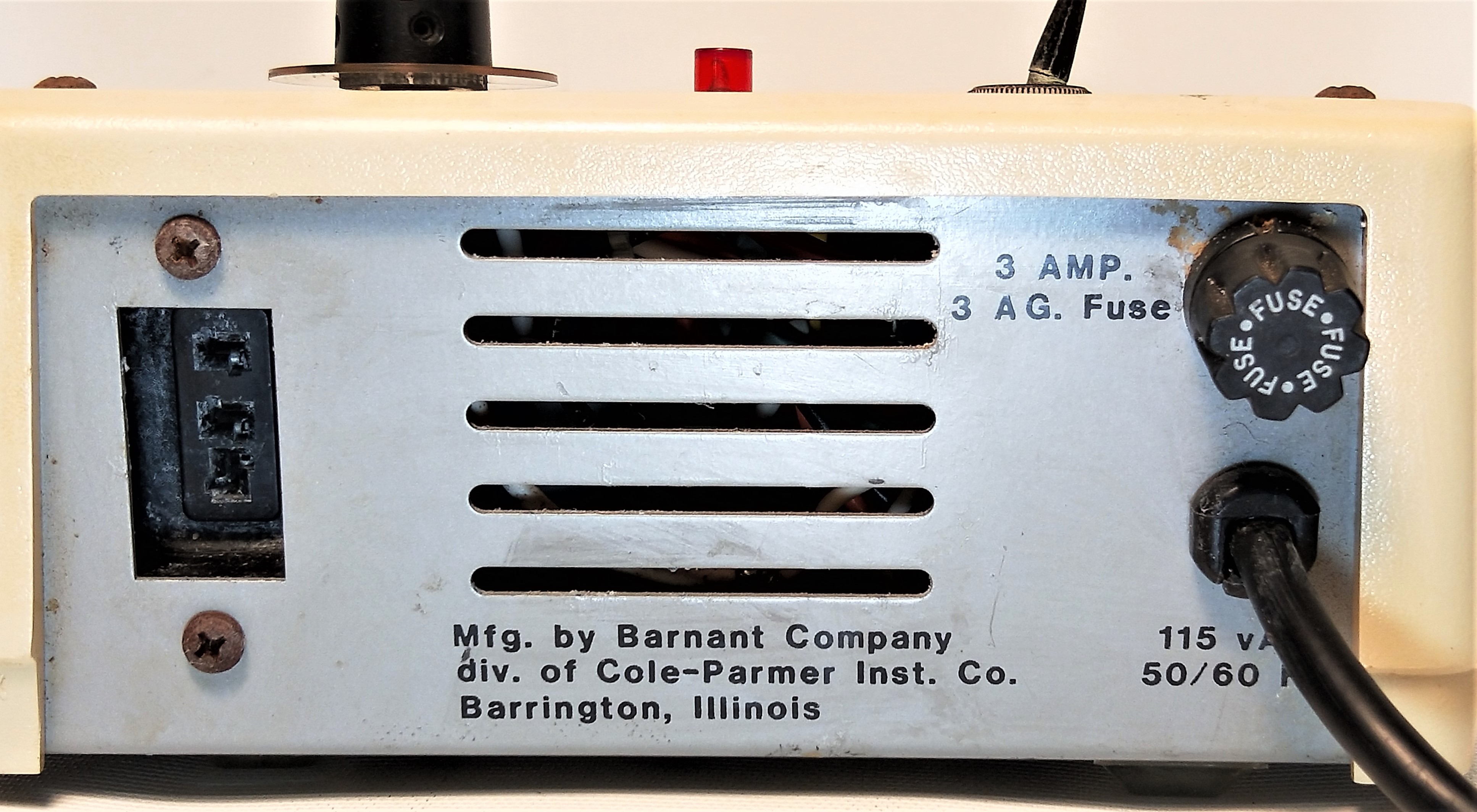 Used Cole-Parmer Masterflex 7144-05 Pump Drive with MICROPUMP 200-000 Head and Speed Control (180-3600rpm)