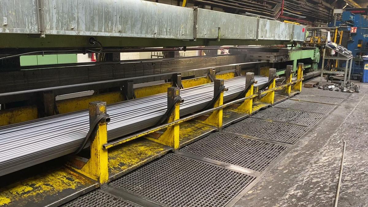 Refurbished BULTMANN 40T TRIPLE TUBE DRAWING LINE GKZ 400/3 - 16