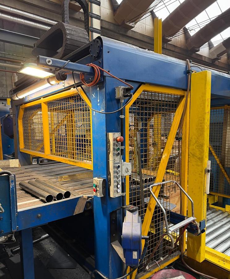 Used RATTUNDE Automatic cutting, lenght-control, deburring, bevelling, and automatic robot packing