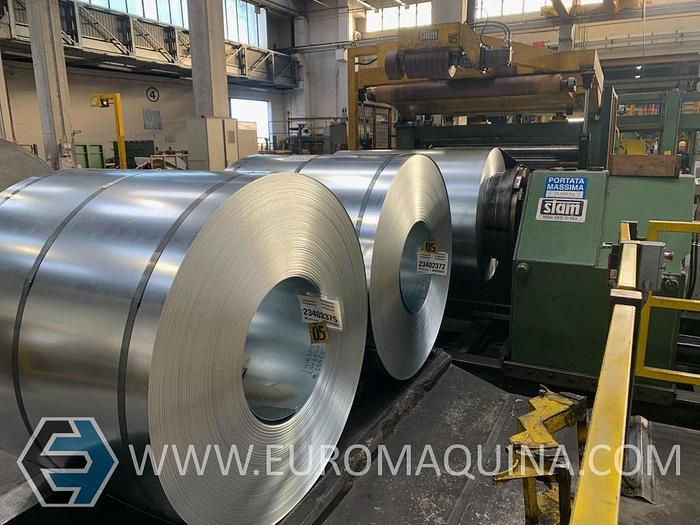 Used STAM & PROMEC Slitter 2000x6 + Slit coils packaging