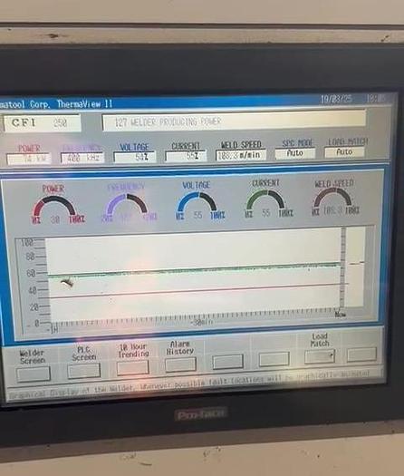 Used THERMATOOL HF WELDER CFI 250KW