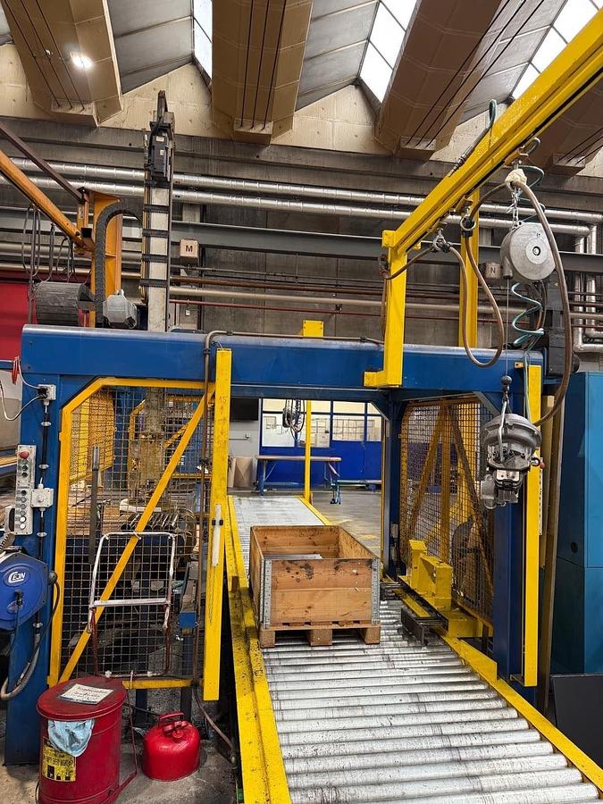 Used RATTUNDE Automatic cutting, lenght-control, deburring, bevelling, and automatic robot packing