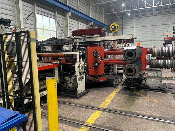 Used 2007 FAGOR-PROIN Slitting line 1600x6
