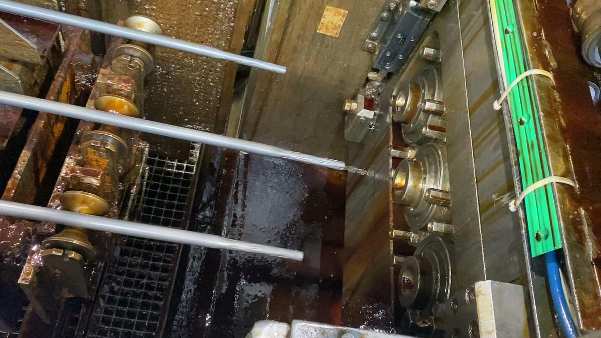 Refurbished BULTMANN 40T TRIPLE TUBE DRAWING LINE GKZ 400/3 - 16