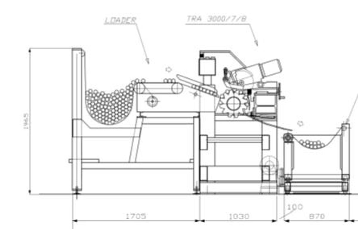 Used MAIR MULTIHEAD TUBE CUTTING MACHINE TRA3000/7/7/CAR + RA1
