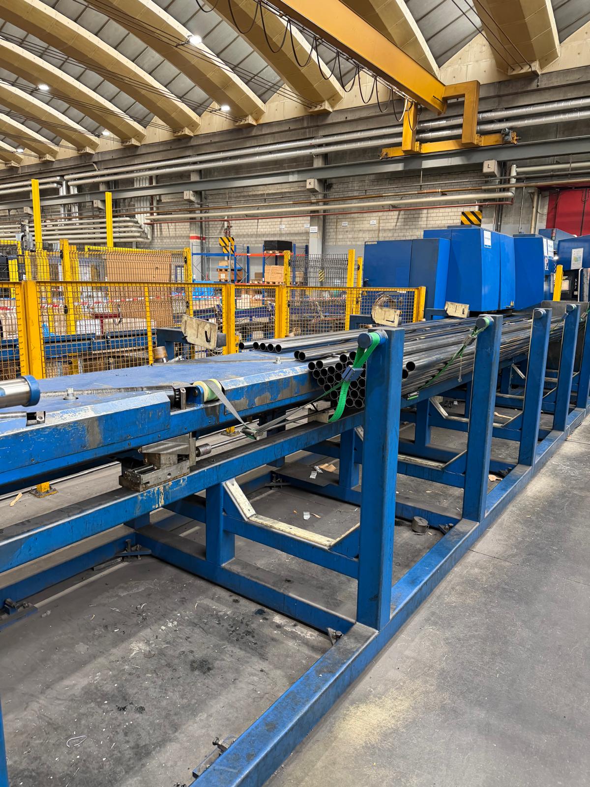 Used RATTUNDE Automatic cutting, lenght-control, deburring, bevelling, and automatic robot packing