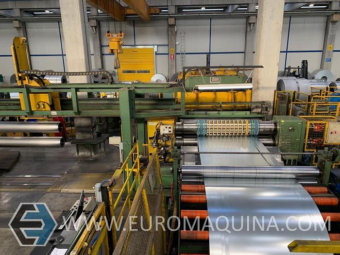 Used STAM & PROMEC Slitter 2000x6 + Slit coils packaging