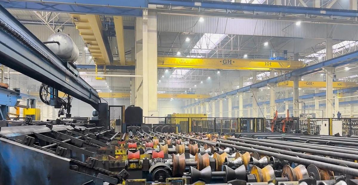 Used MAIR Double chamfering line TFA3/D/12.5 Tube facing & bevelling