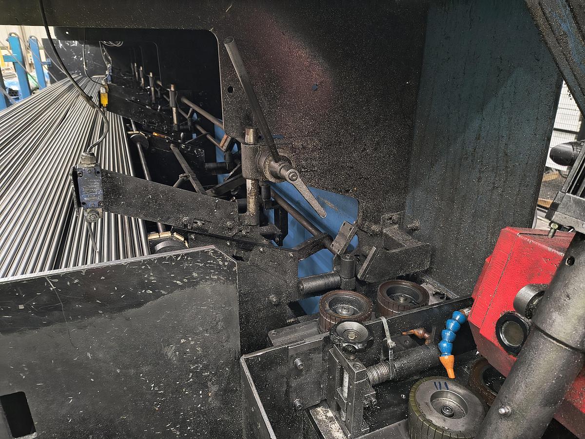 Used RSA RASACUT SC 3000 – Automatic tube cutting, deburring, measuring, cleaning & drying line