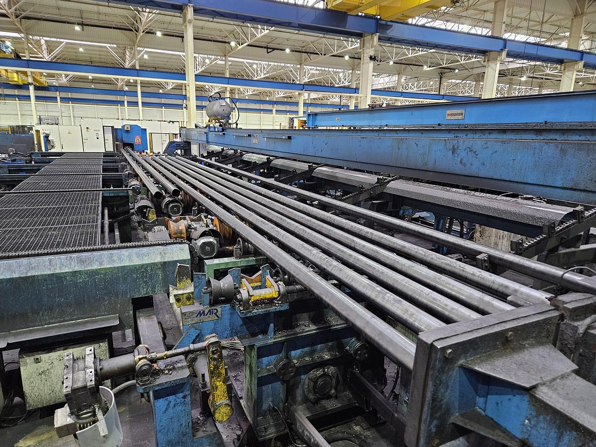 Used MAIR Double chamfering line TFA3/D/12.5 Tube facing & bevelling