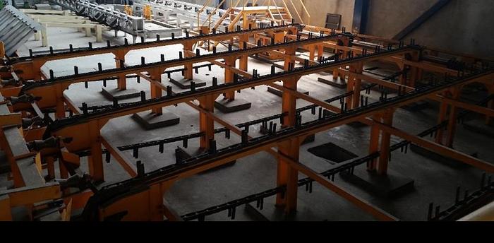 Used VOEST ALPINE / LOECO ZINC-COATING PLANT FOR PIPES