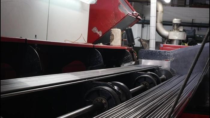 Used RSA TWIN FIX LENGTH CUT with Cutting Polishing Washing Drying Stacking