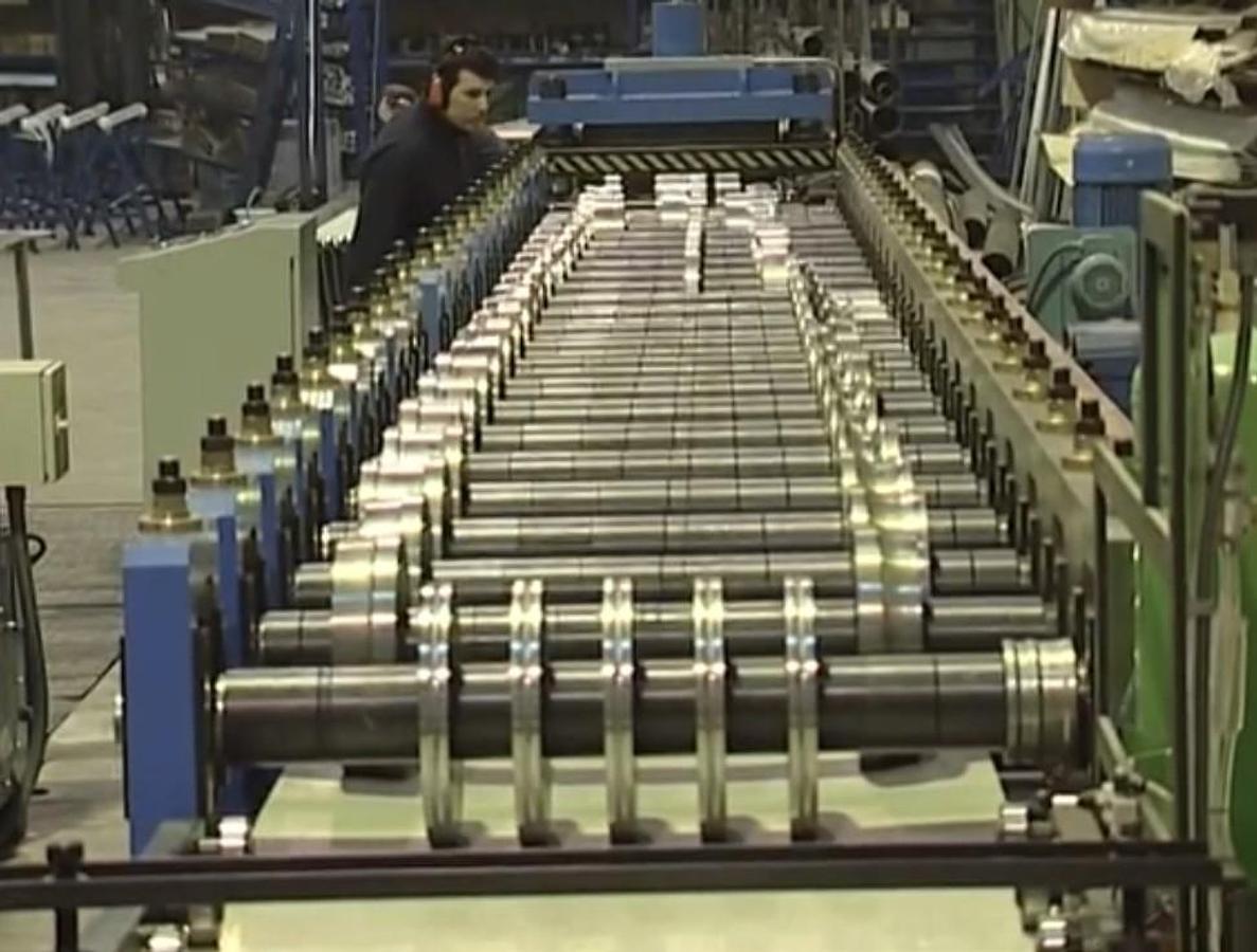 Used Roller Shutter Door Roll Forming Machine