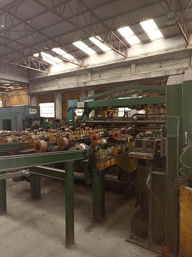 Used COMPLETE TUBE FINISHING LINE: CHAMFERING, THREADING, SOCKET SCREWING & PACKAGING/STRAPPING