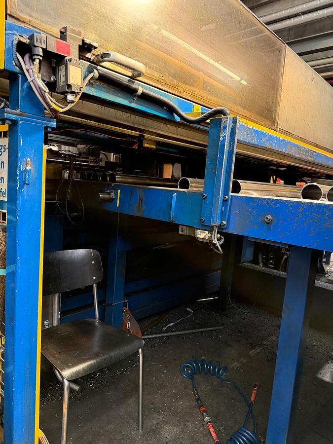 Used RATTUNDE Automatic cutting, lenght-control, deburring, bevelling, and automatic robot packing