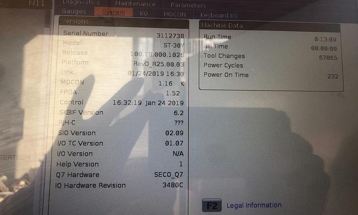 Used 2018 HAAS ST-30Y CNC Turning Center With Live Tooling *** Only 500 Hours***