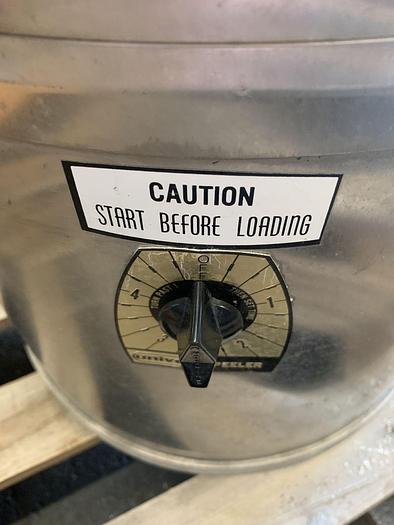 Used Peeler, Univex, Mdl G-Peeler, Potato, Batch, Abrasive #S744452