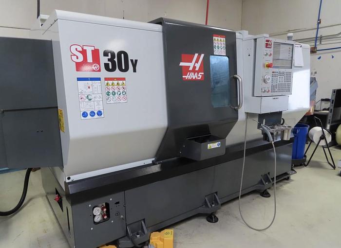 Used 2020 HAAS ST-30Y CNC Turning Center With Live Tooling