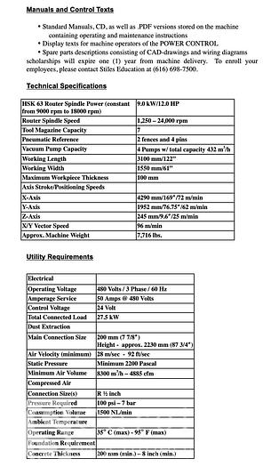 Used 2013 Weeke Vantech 510 with Loading & Offload