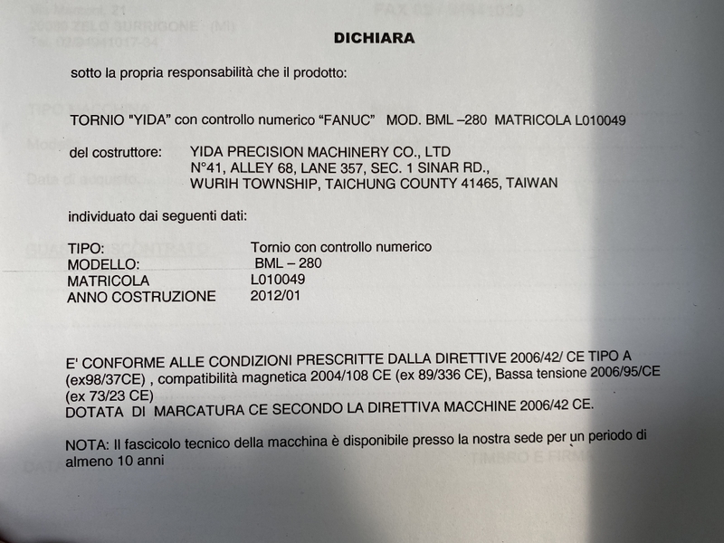 Used 2012 YDPM BML 280