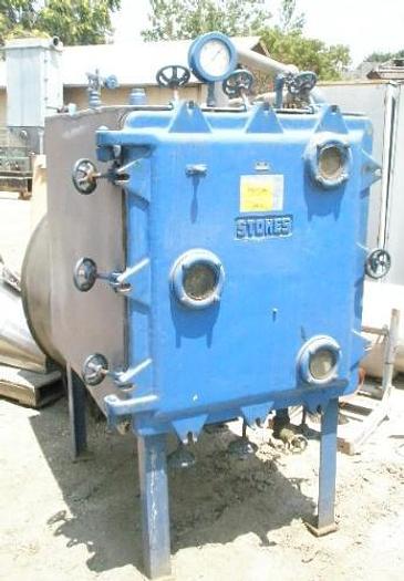 Used Dryer, Tray, Vacuum, 30 SF, 5 Trays, Coated, Stokes #S735018